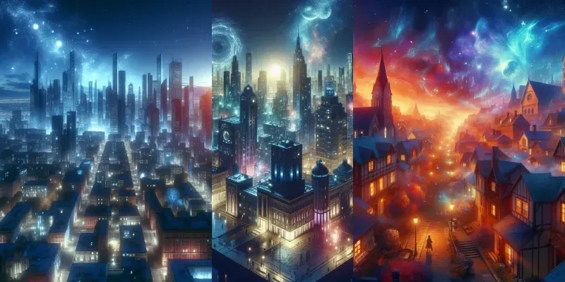 Night Magic Metropolises generated by undefined