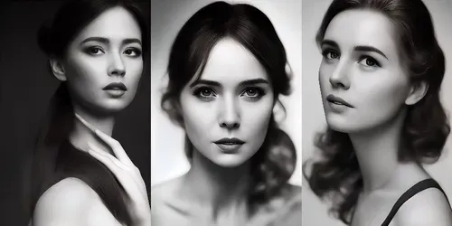 High Quality Female Portraits generated by midjourney