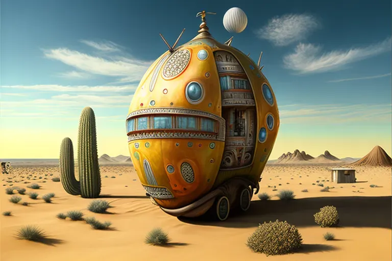 Surrealist Landscapes And Creatures