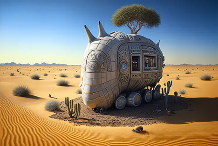 Surrealist Landscapes And Creatures