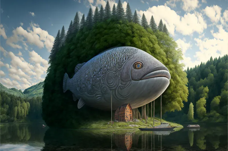 Surrealist Landscapes And Creatures