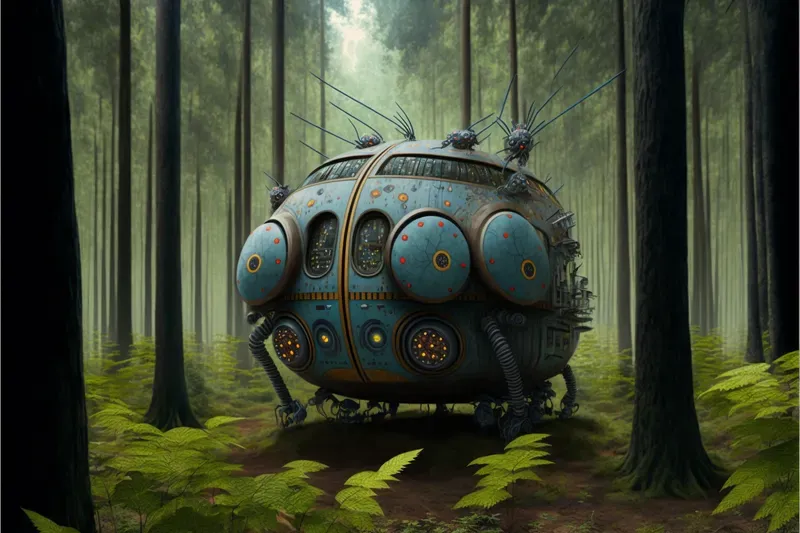 Surrealist Landscapes And Creatures