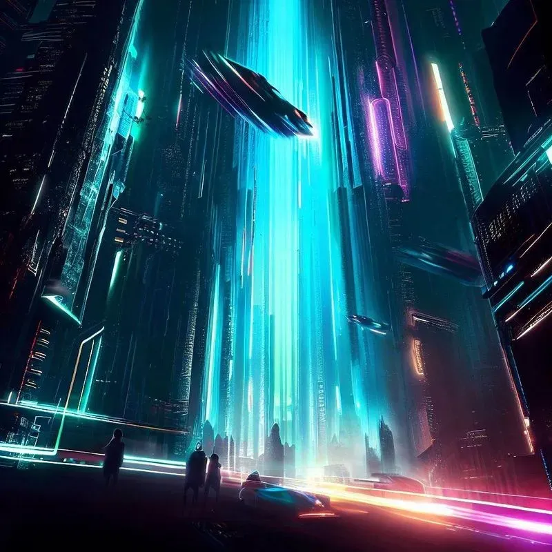 Neon Cyberpunk Cityscapes