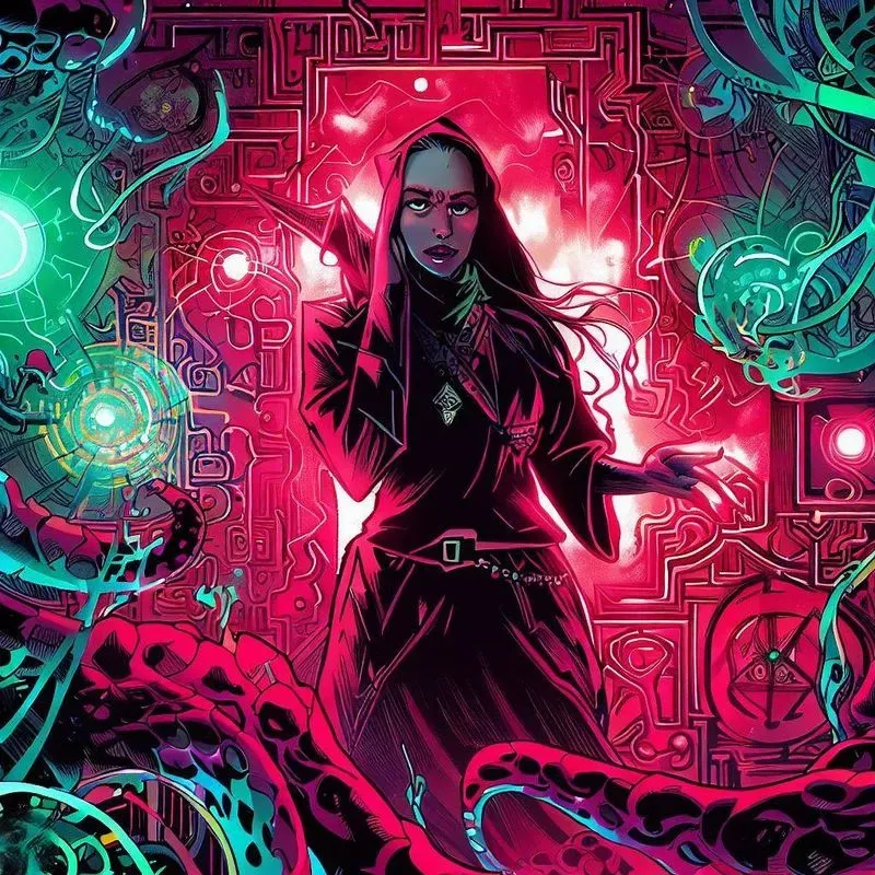Comicsstyle Magical Tarot Card Designs