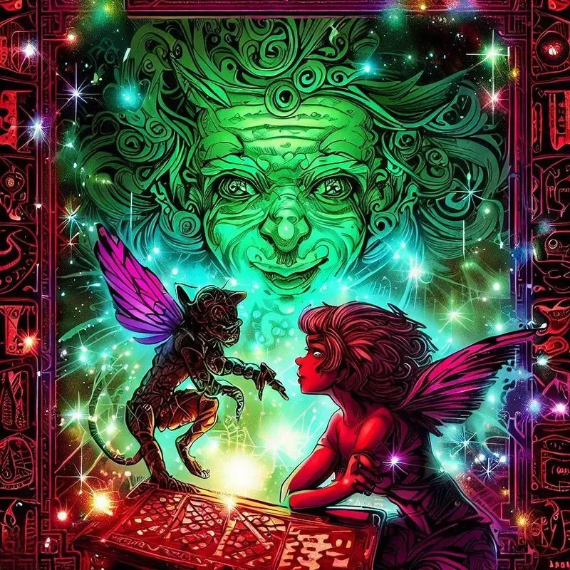 Comicsstyle Magical Tarot Card Designs
