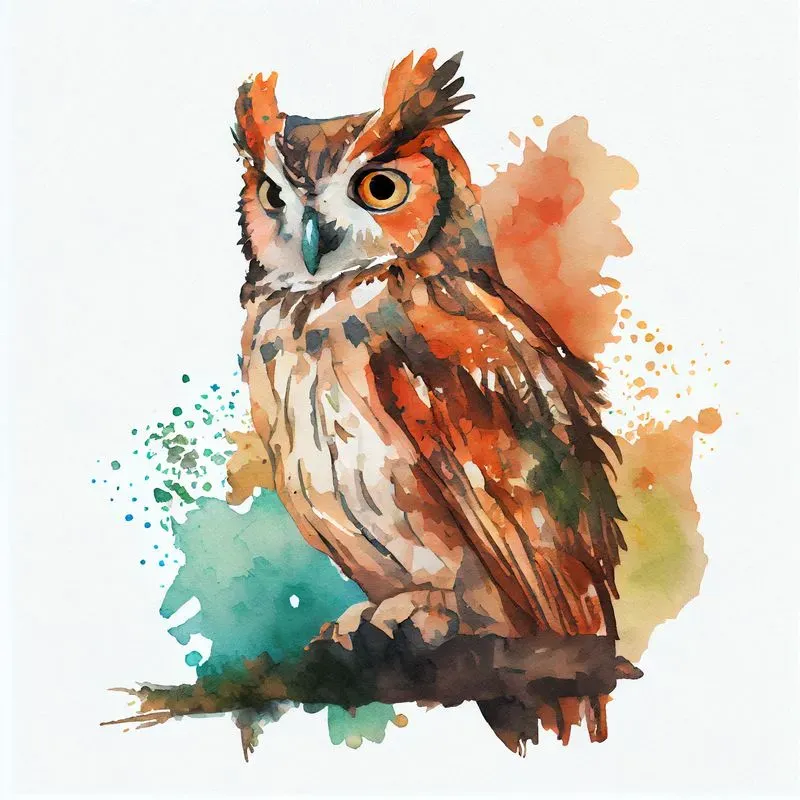 Isolated Watercolor Art Prints
