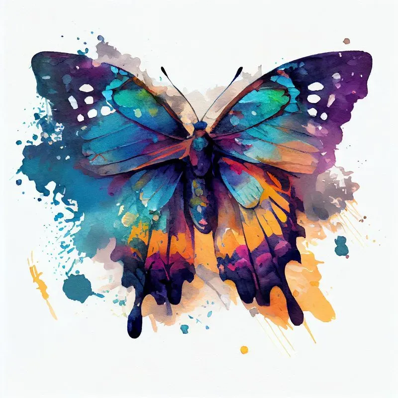 Isolated Watercolor Art Prints