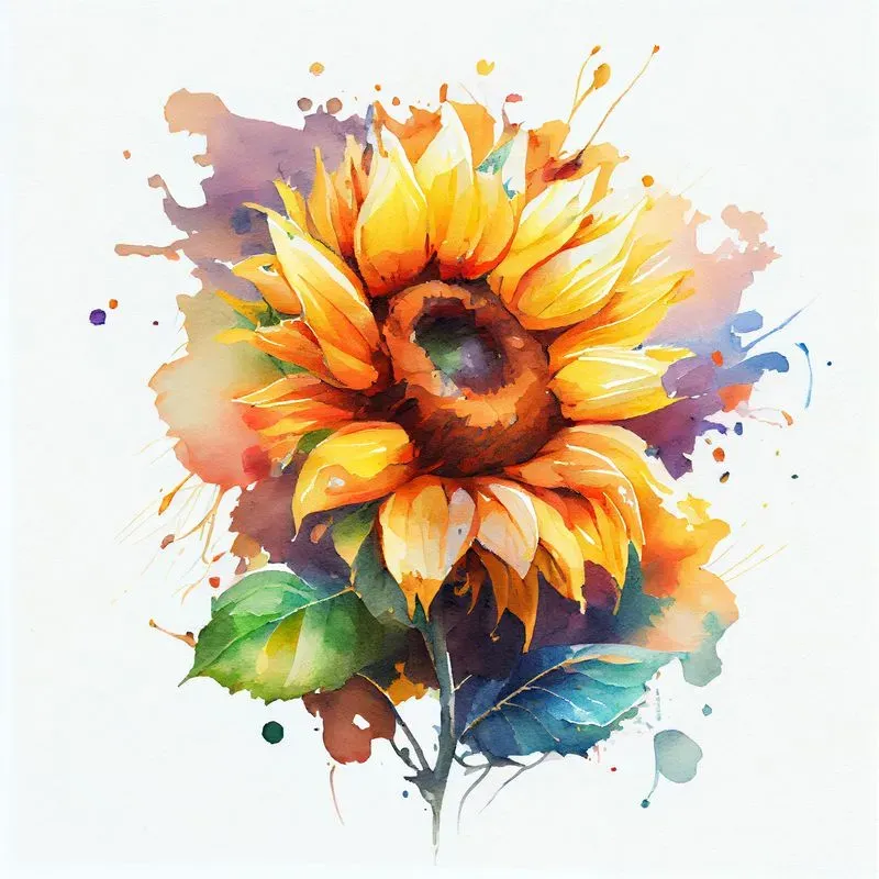 Isolated Watercolor Art Prints