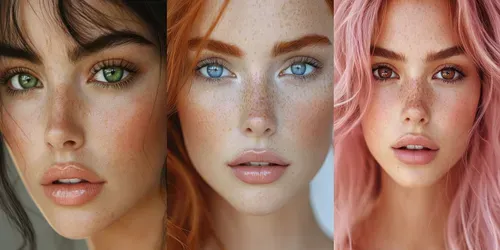 Girls Closeup Portraits generated by midjourney