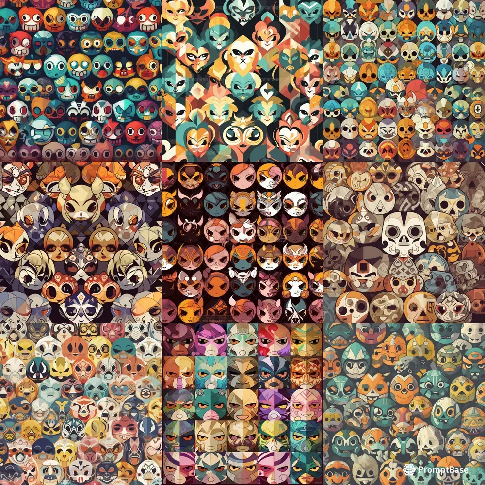 Cute Mini Masks Patterns