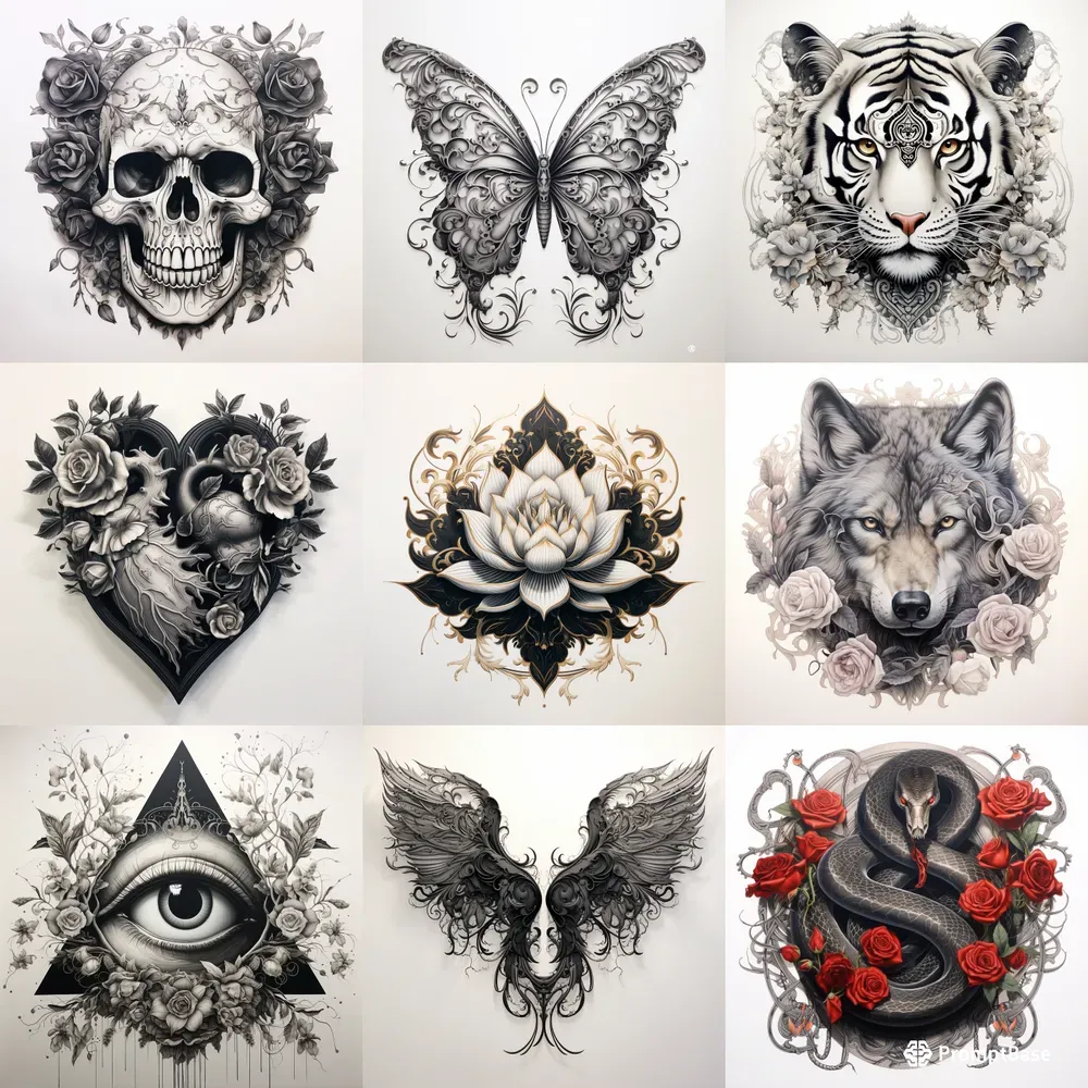 Tattoo Designs Fineline Style