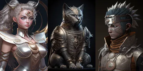 Epic Ultra Realistic Characters generated by midjourney
