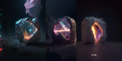 Cosmic Rocks generated by midjourney