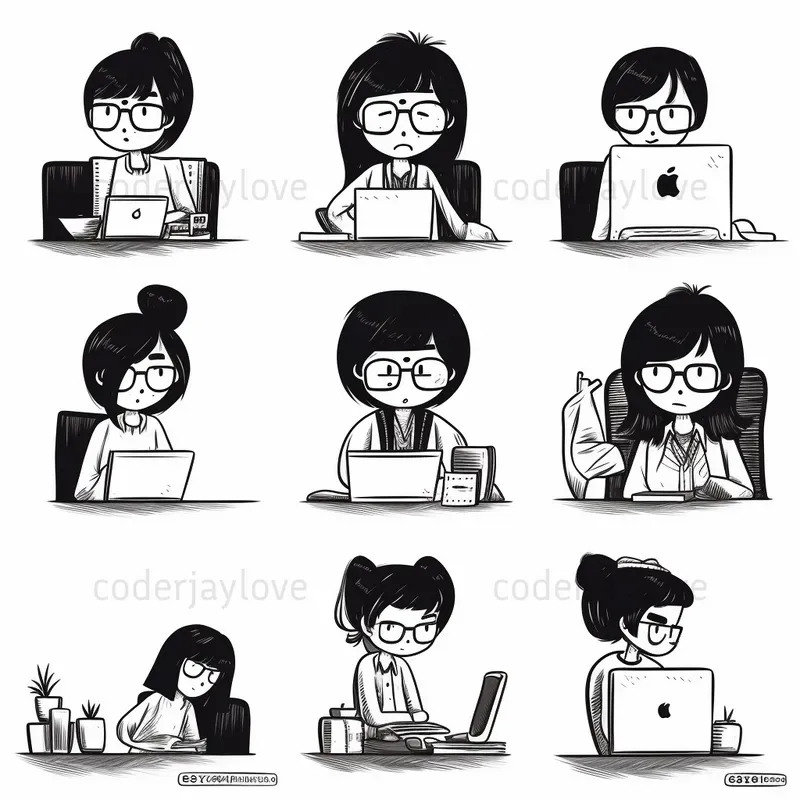 Minimalistic Activity Illustrations