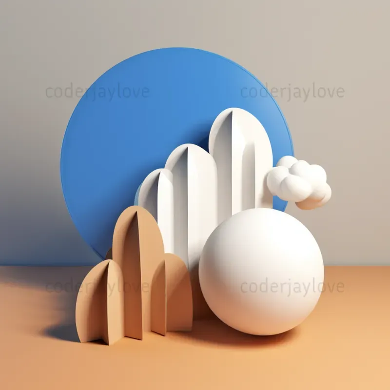Luminous 3D Daily Objects For Socials
