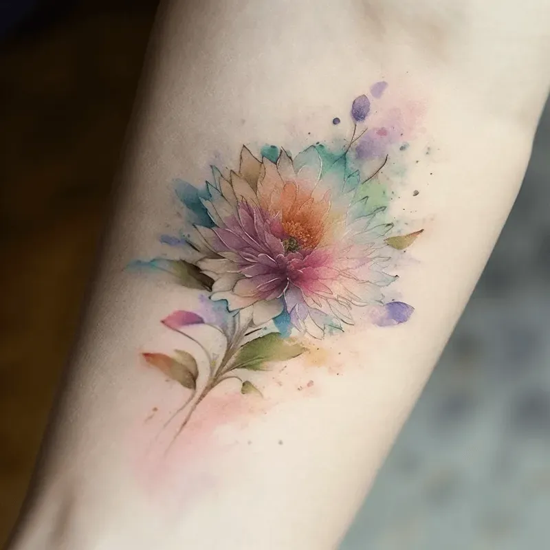 Dreamy Watercolor Tattoos