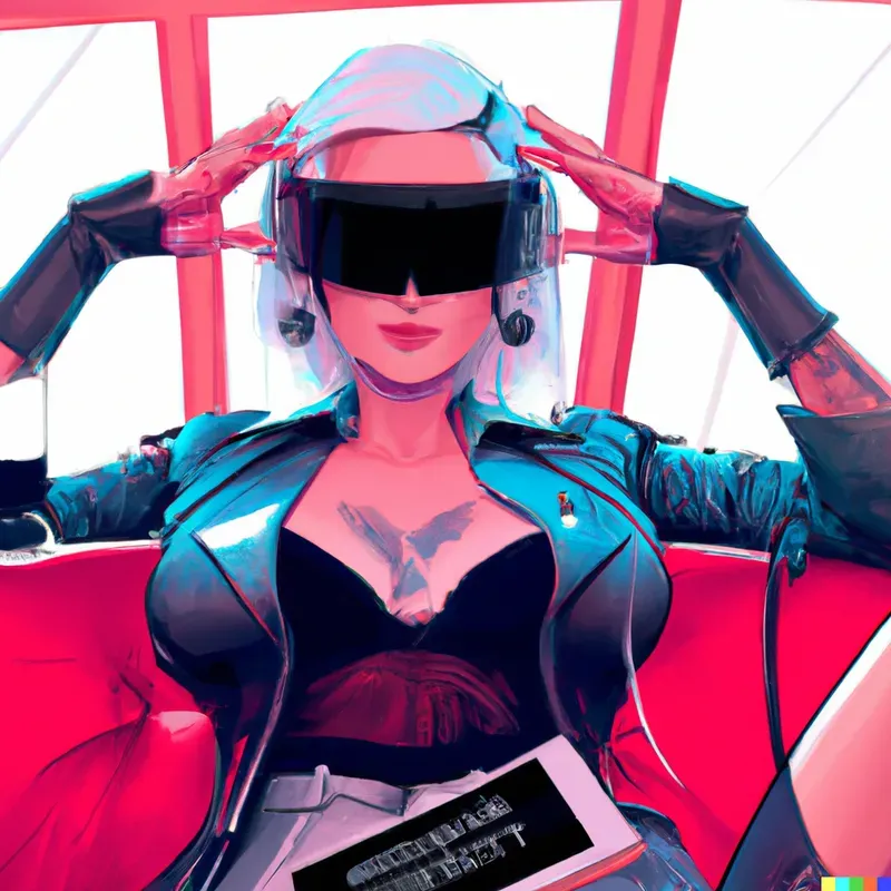 Cyberpunk Pin-up Art