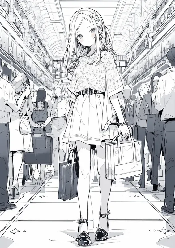Manga Sketches Illustrations