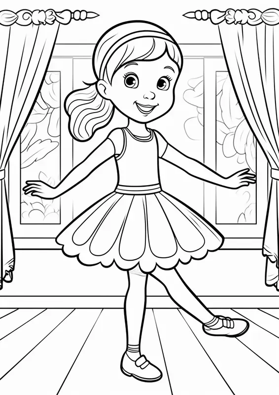 Simple Coloring Pages For Kids