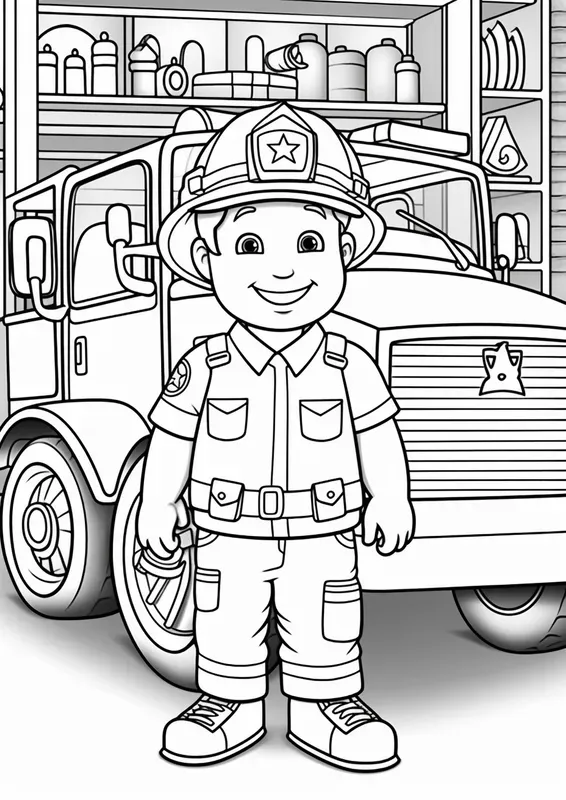 Simple Coloring Pages For Kids