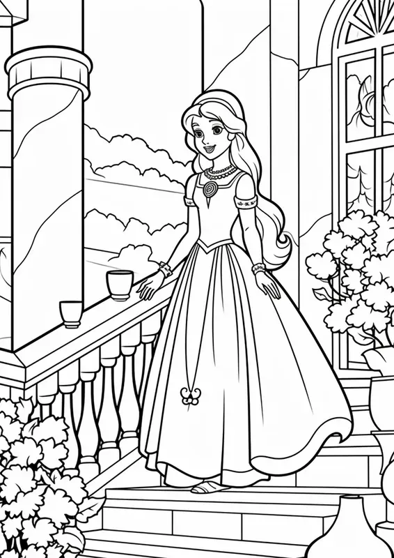 Simple Coloring Pages For Kids