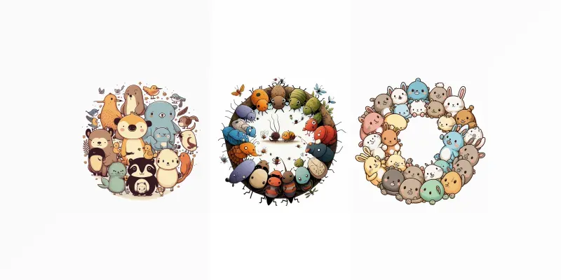 Cute Circle Time Illustrations generated by undefined