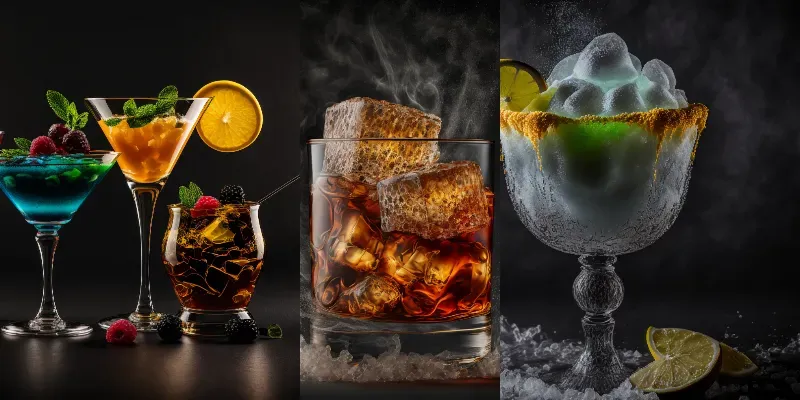 Photorealistic Cocktails generated by undefined