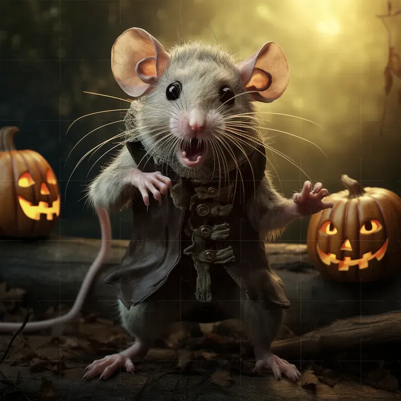 Halloween Animal Costume Photography