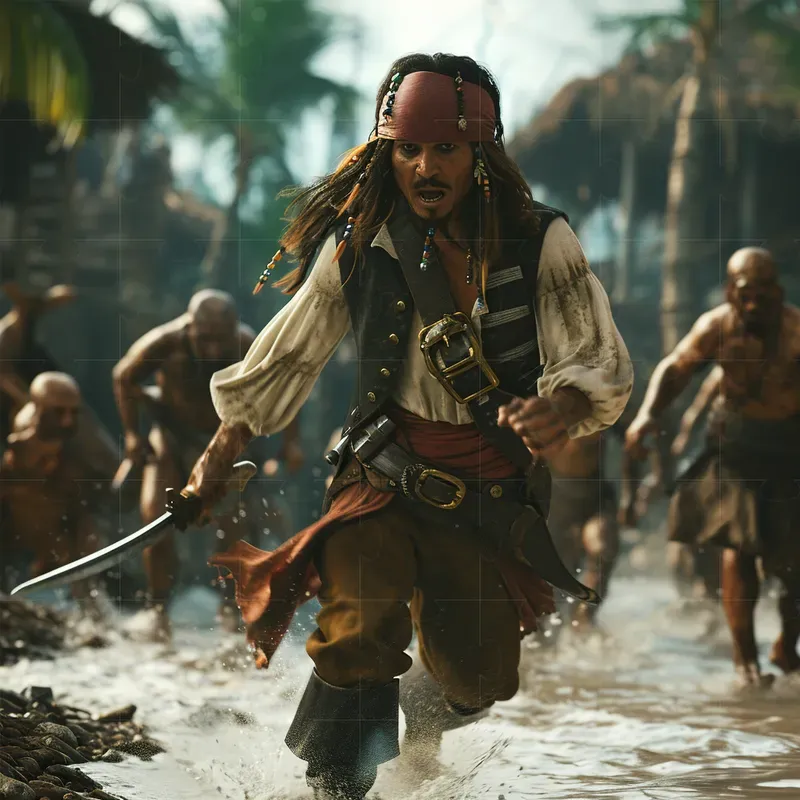 Epic Pirate Cinematic Scenes
