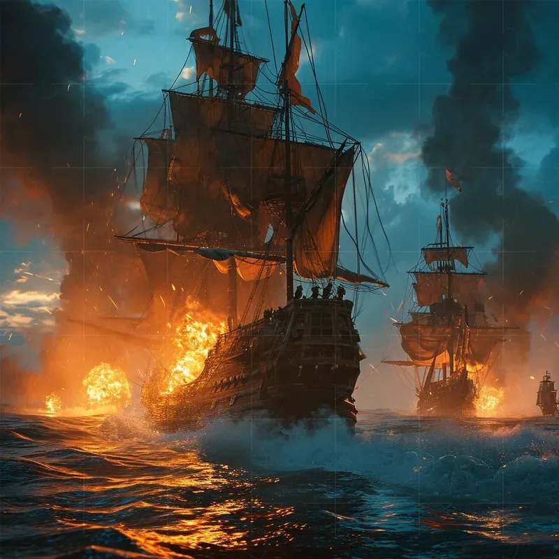 Epic Pirate Cinematic Scenes