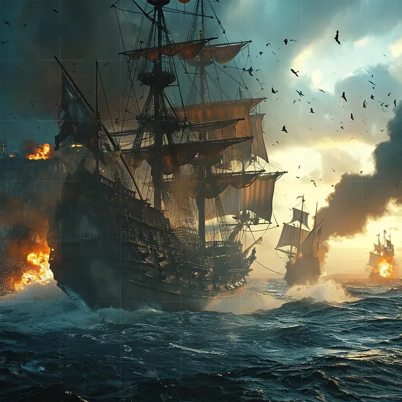 Epic Pirate Cinematic Scenes