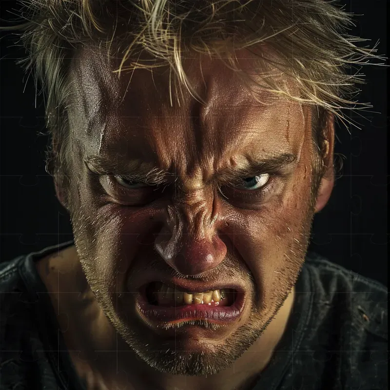 Insanely Realistic Angry People Photos