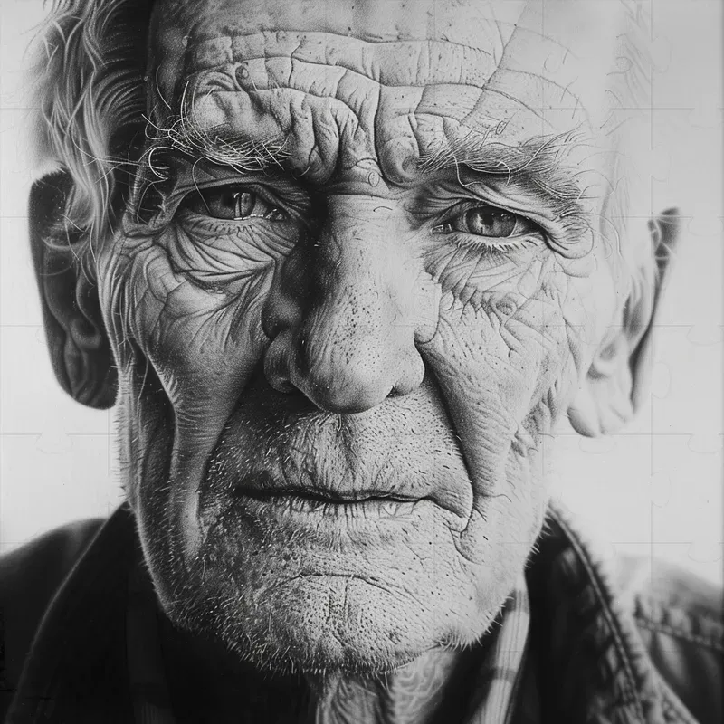 Detailed Pencil Drawing Art