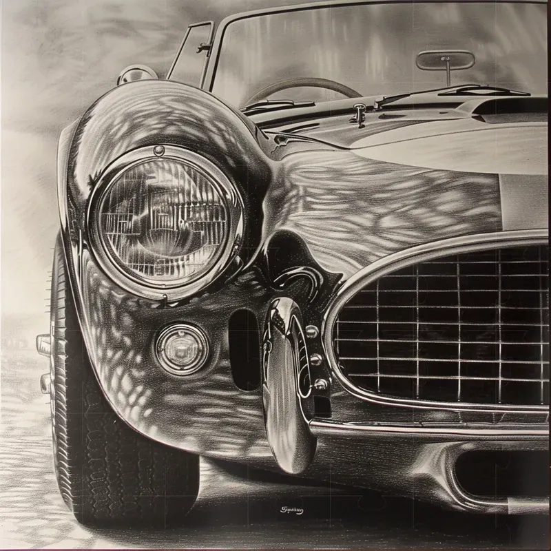 Detailed Pencil Drawing Art