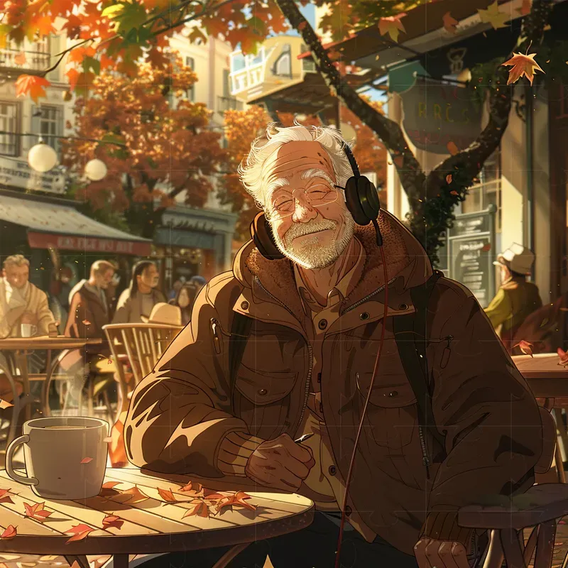 Beautiful Autumn Lofi Anime Thumbnails