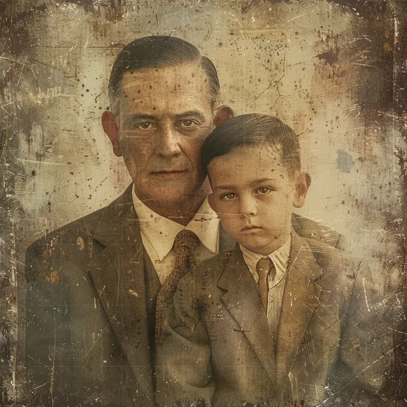 Realistic Vintage Family Photographs