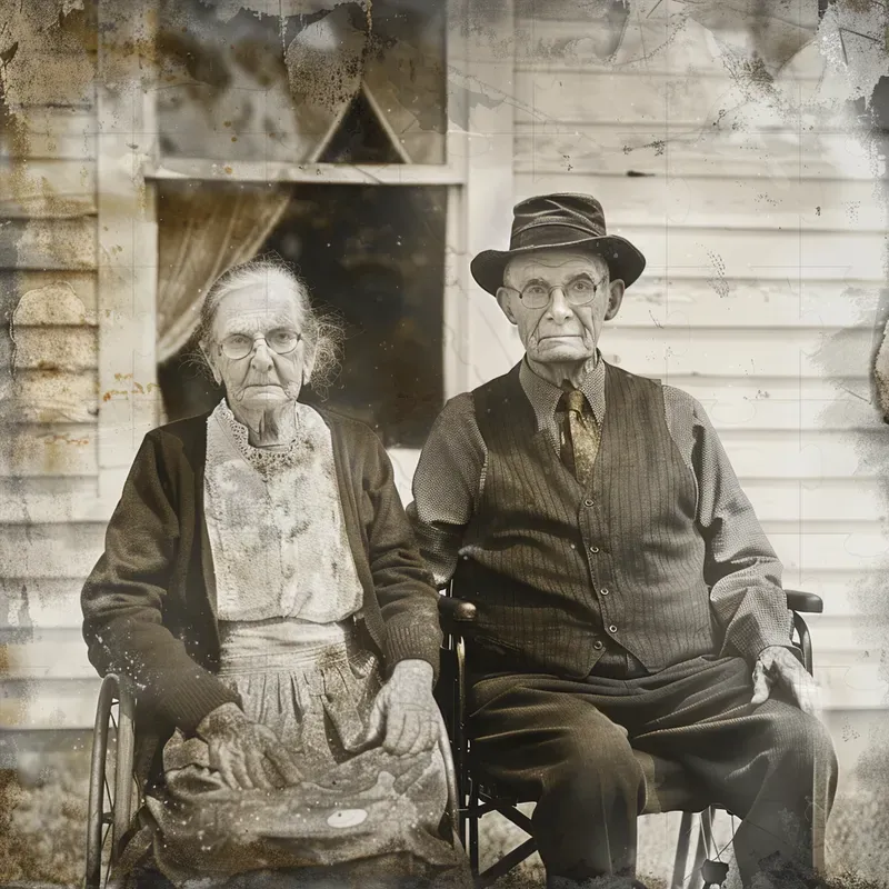 Realistic Vintage Family Photographs