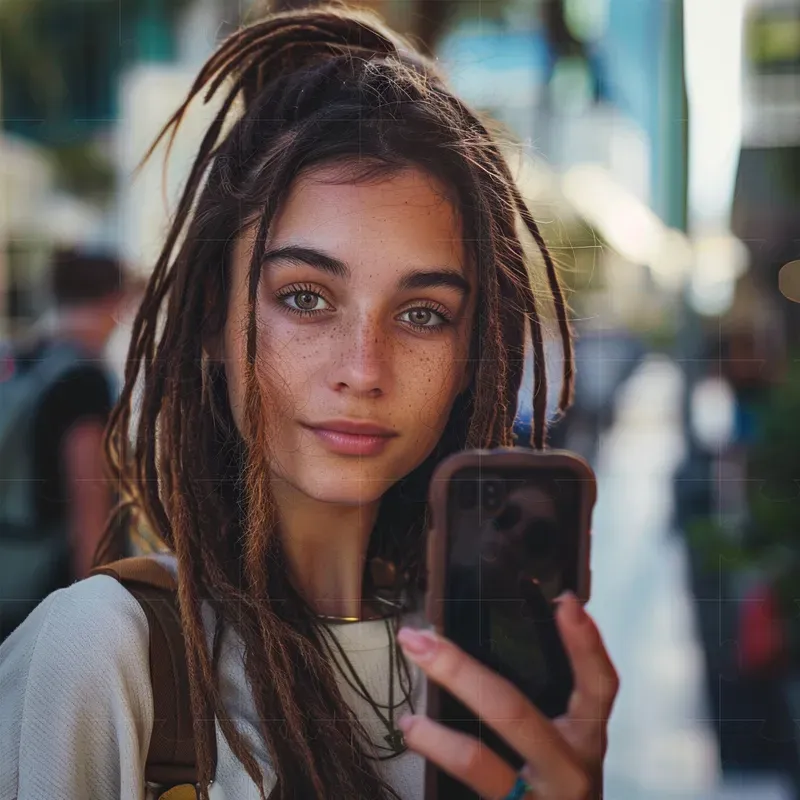 Stunning Mirror Selfie Portrait Photos