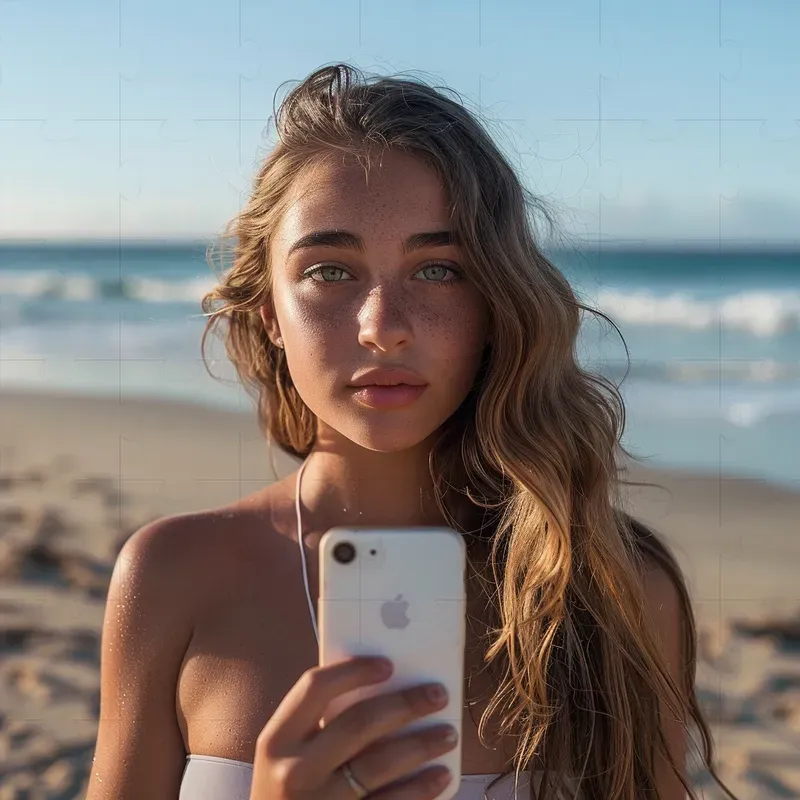 Stunning Mirror Selfie Portrait Photos