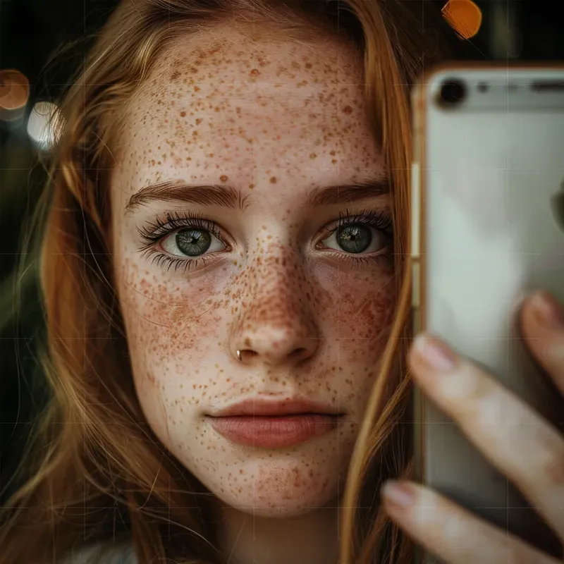 Stunning Mirror Selfie Portrait Photos