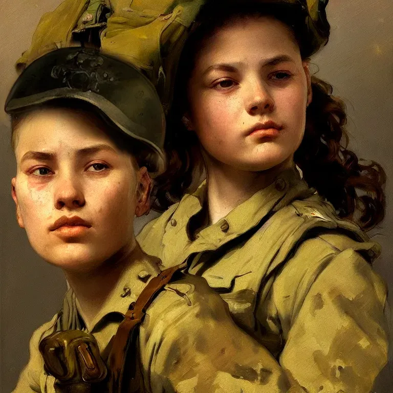WWII Women Portraits