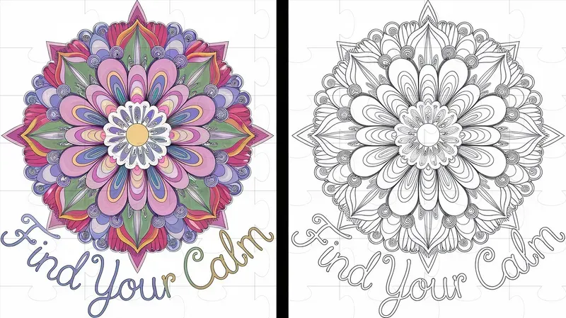 Coloring Book Illustrations With Examples