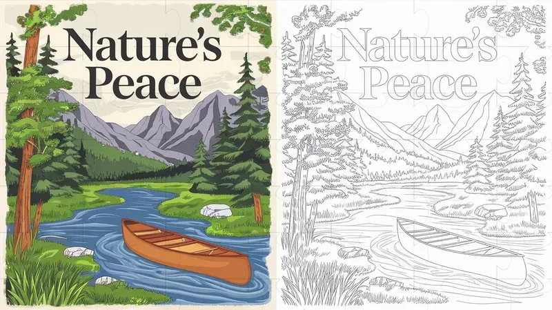 Coloring Book Illustrations With Examples