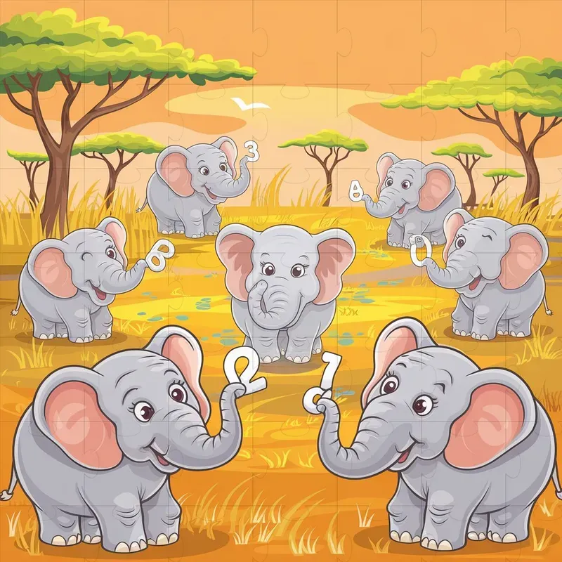 Counting With Cute Animals For Kids