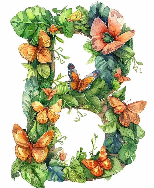 Watercolor Alphabets For Children