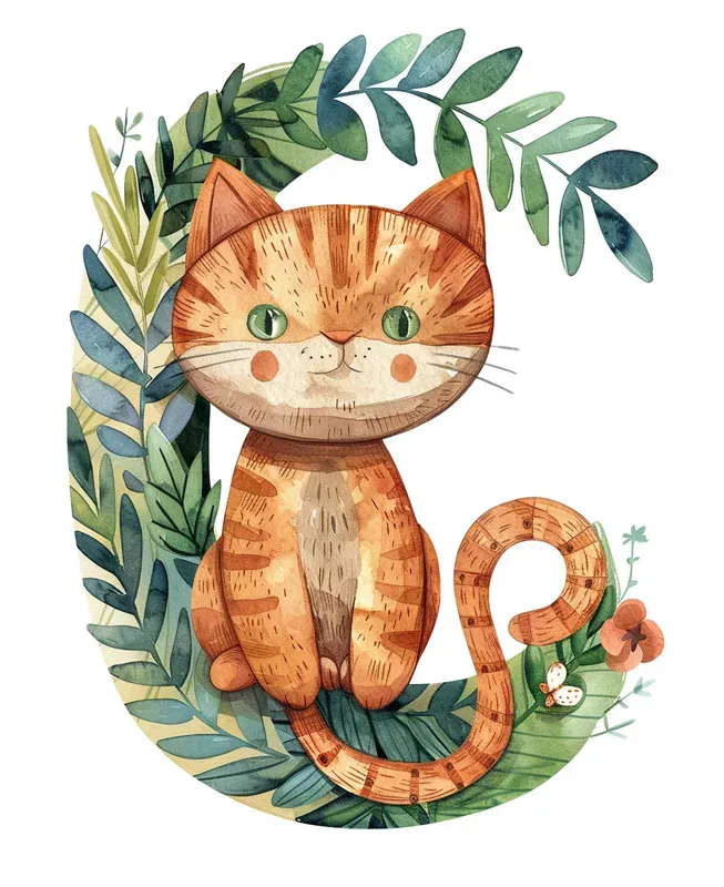 Watercolor Alphabets For Children