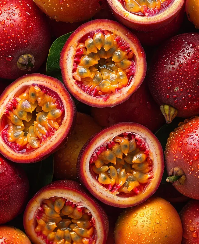 Fresh Fruits And Vegetables Patterns