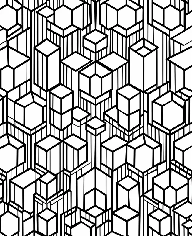 Black And White Geometric Patterns