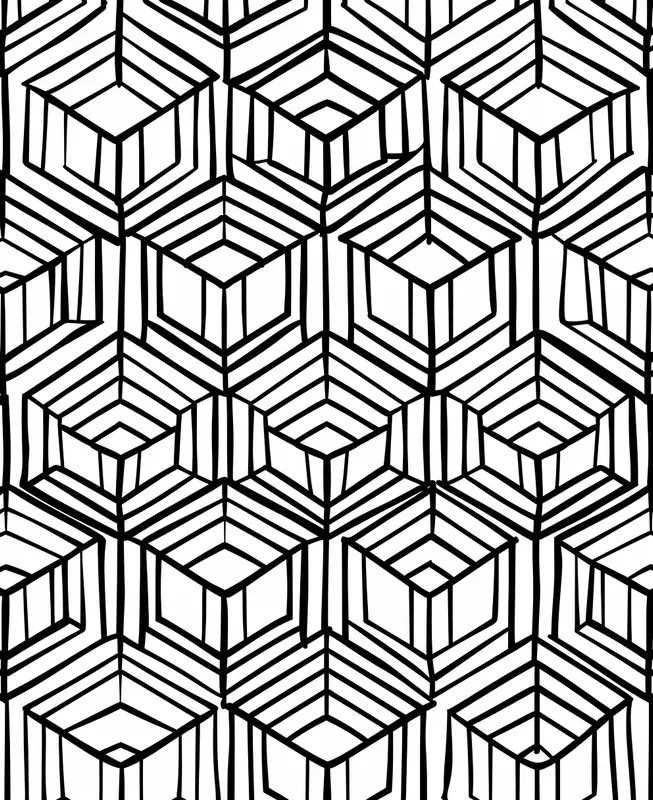 Black And White Geometric Patterns