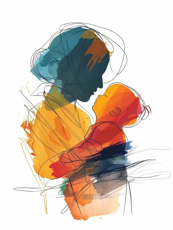 Colorful One Line Drawings
